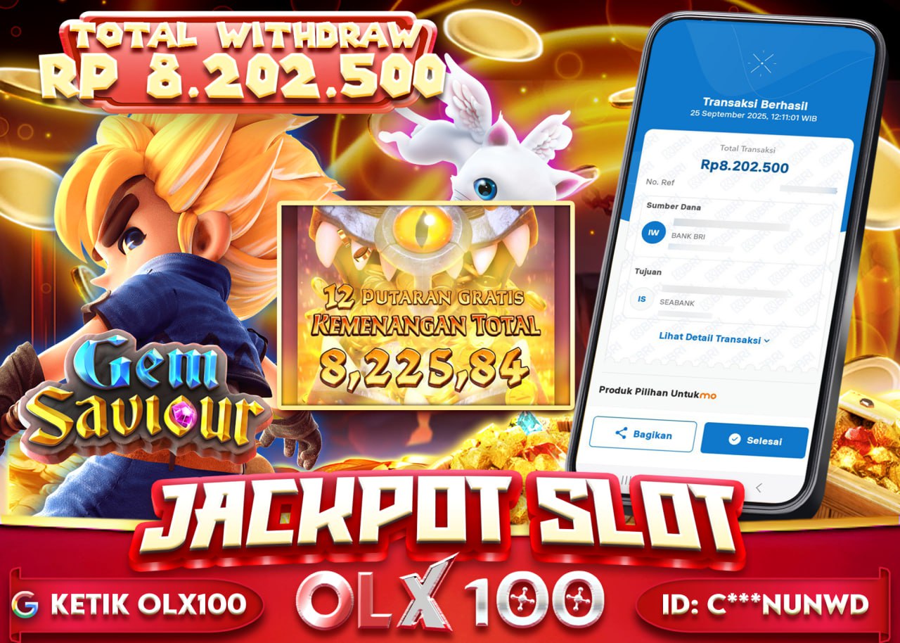C***NUNWD JACKPOT GEM SAVIOUR Rp 8.202.500 - LUNAS