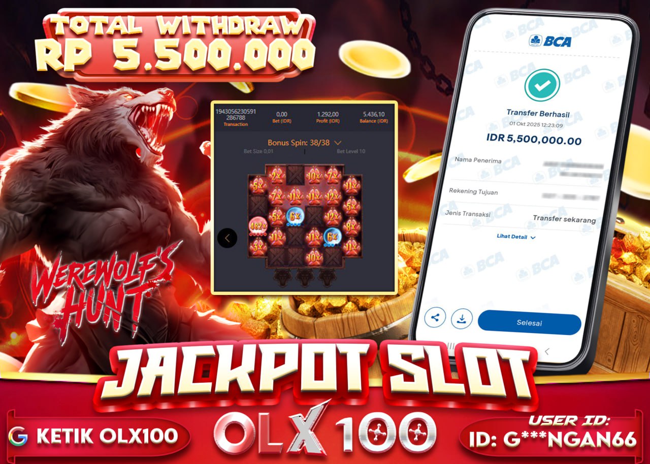 G***NGAN66 JACKPOT WEREWOLF'S HUNT Rp 5.500.000 - LUNAS
